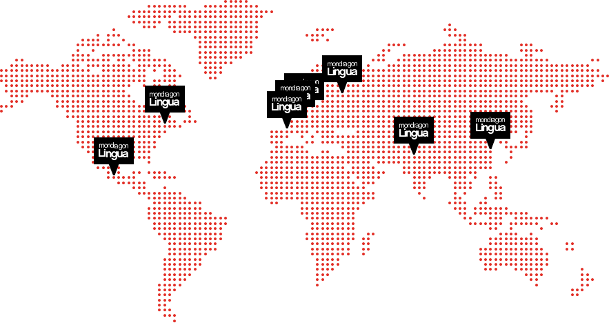 map of Mondragon's worldwide locations